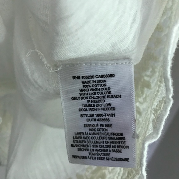 Sold $255 Joie PALVIN Embroidered 3/4 Sleeve Top - Picture 8 of 8